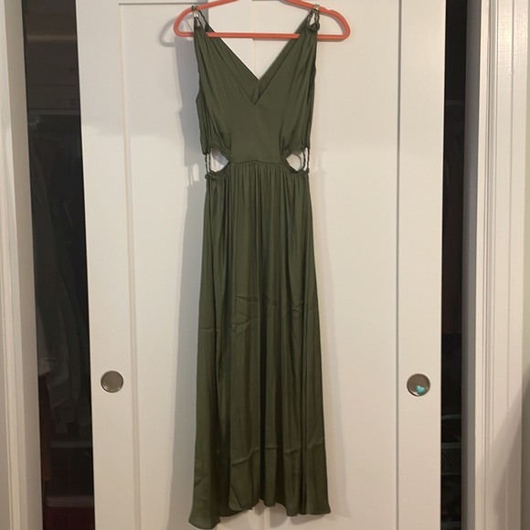 NWT! Maje cutout satin dress - Picture 5 of 9